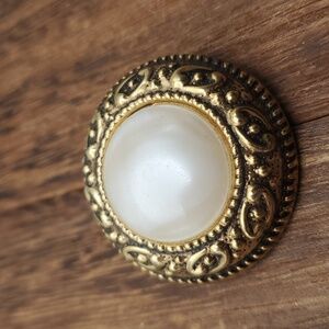 Pendant edwardiam‎ faux pearl